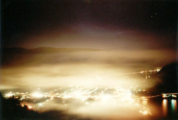 Sicamous B.C at night